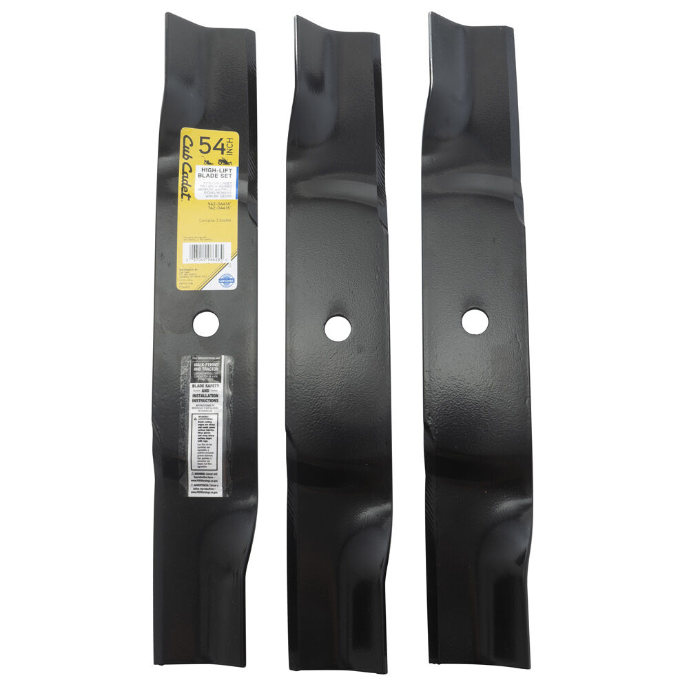 High Lift Blade Set for 54 inch Cutting Decks 490 110 C186 Cub Cadet Canada