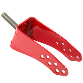Caster Bracket (LH) Fire Red