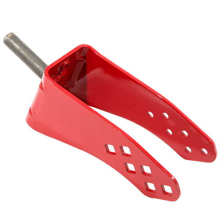 Caster Bracket (LH) Fire Red
