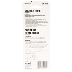 Starter rope - 88&quot;