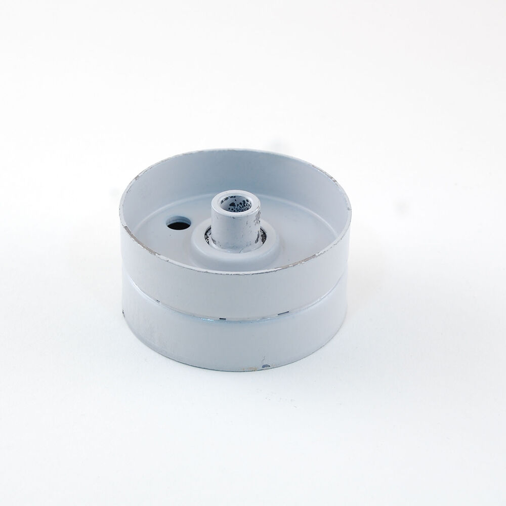 Flat idler pulley outlet
