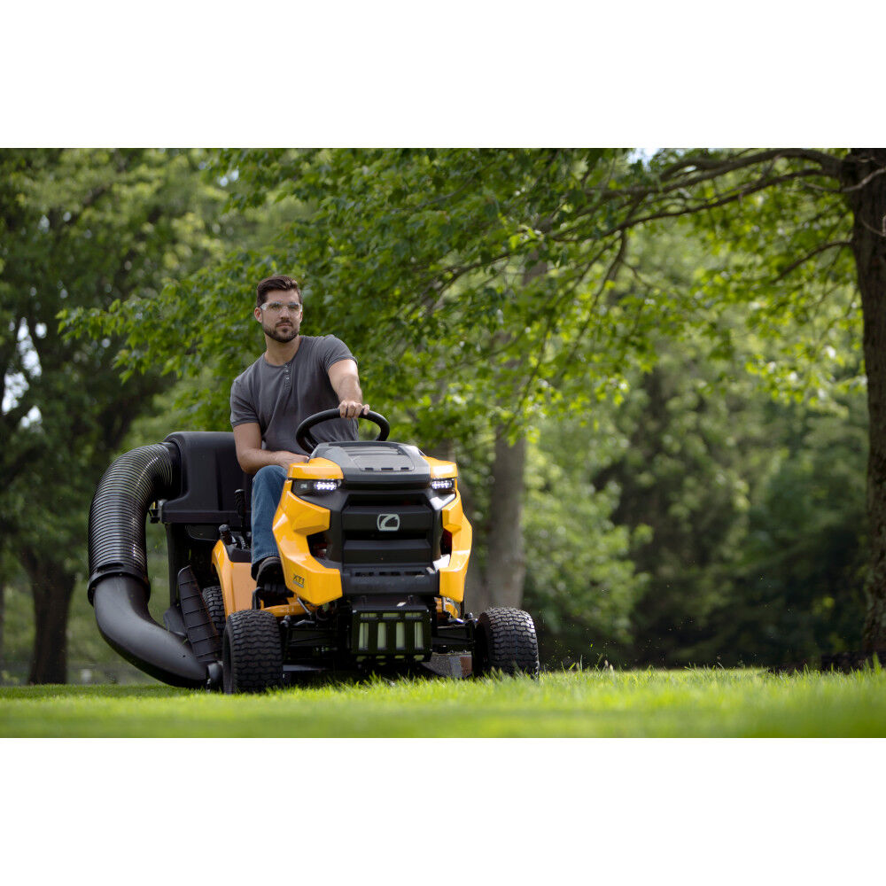Cub cadet riding clearance mower leaf vacuum