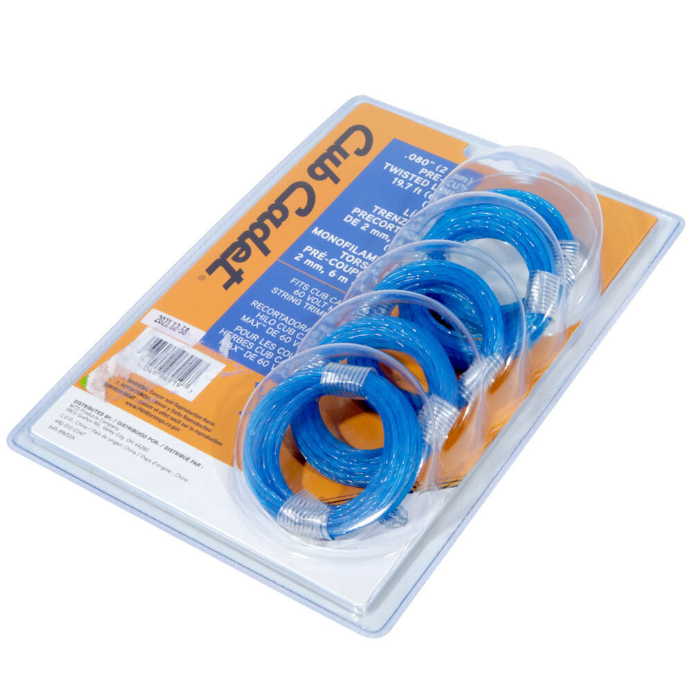 Twisted online trimmer line