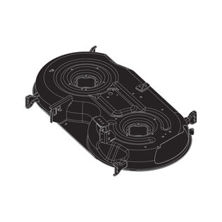46" Deck Shell (Powder Black)