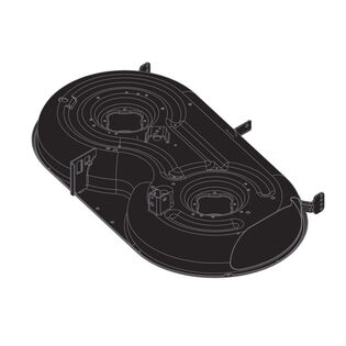 42" Deck Shell (Powder Black)