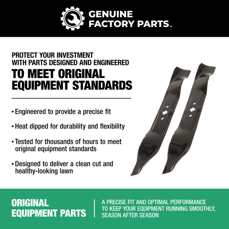 High-Lift Blade for 21" Cutting Decks