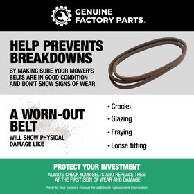 Zero-Turn Rider Hydrostatic Transmission Belt