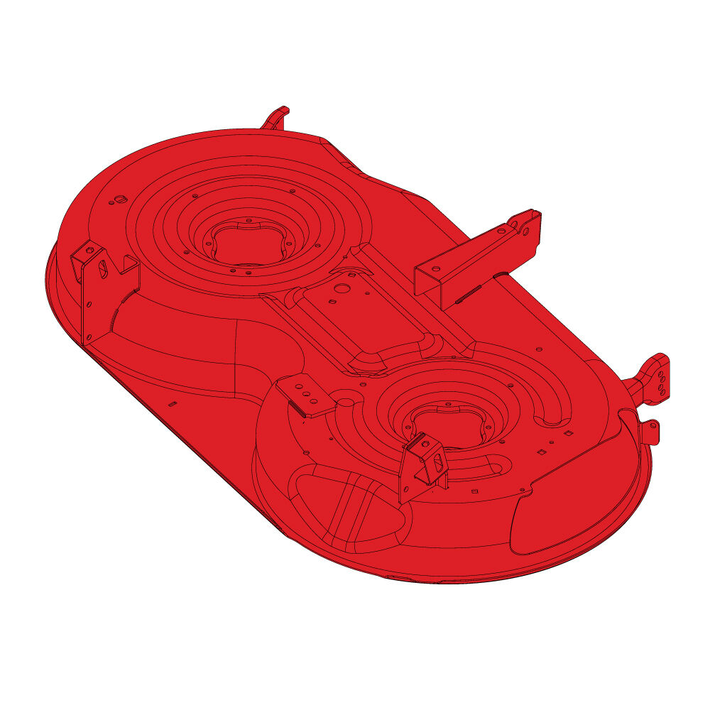 Cub cadet 46 inch deck shell outlet