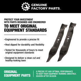 RIDING MOWER BLADE 18.5&quot; STAR CENTRE HOLE 2-IN-1 BLADE BAGS AND SIDE DISCHARGES