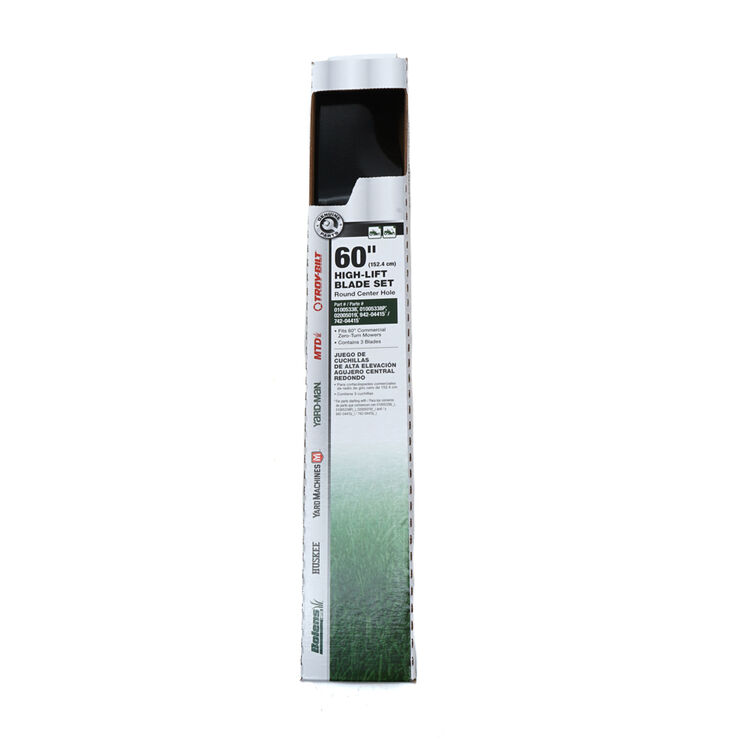High Lift Blade Set for 60-inch Cutting Decks