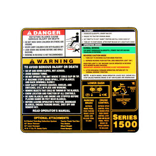 LABEL-FRAME COVER      LT 1500