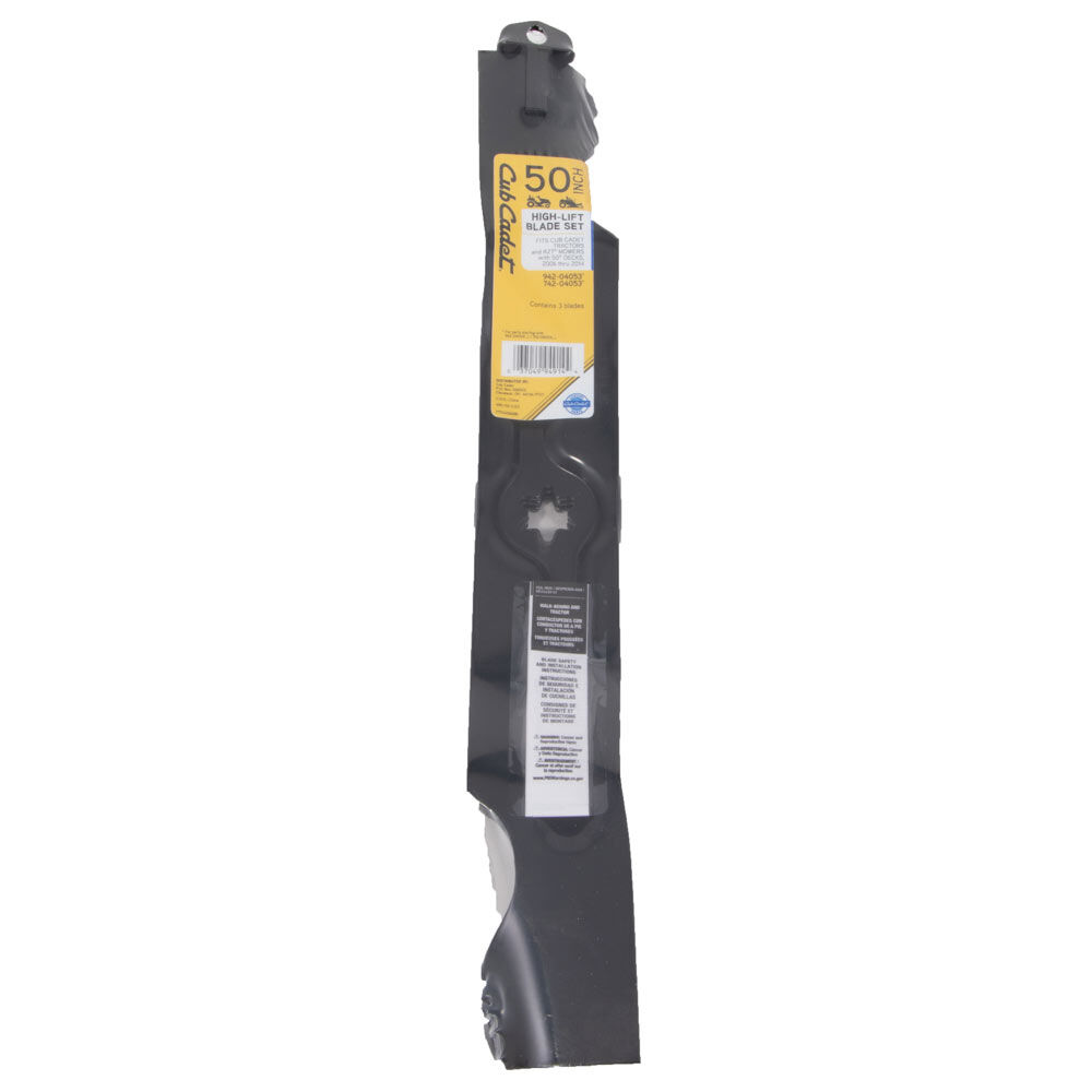 2 in 1 Blade Set for 50 inch Cutting Decks 490 110 C123 Cub Cadet Canada