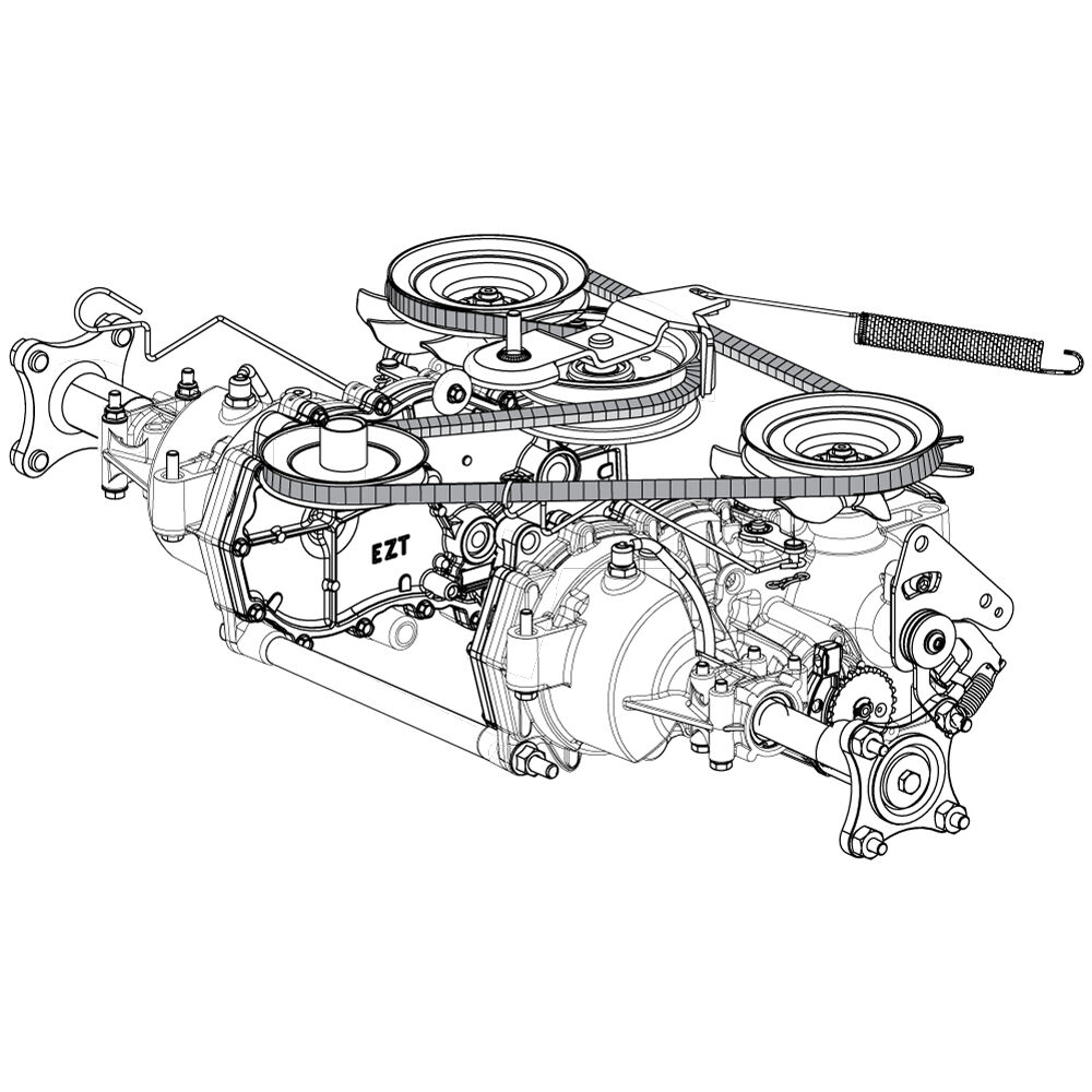 Cub cadet rzt 50 drive belt replacement outlet
